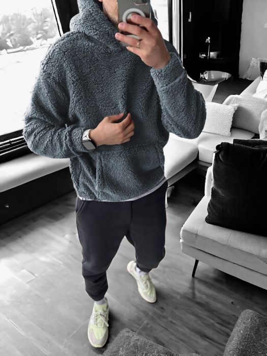 Худі з плюшевого матеріалу