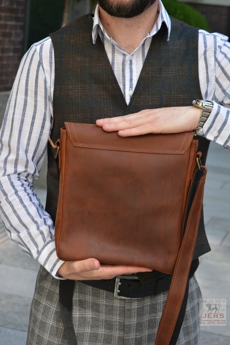Кожаная сумка барсетка мужская через на плечо чоловіча шкіряна плече