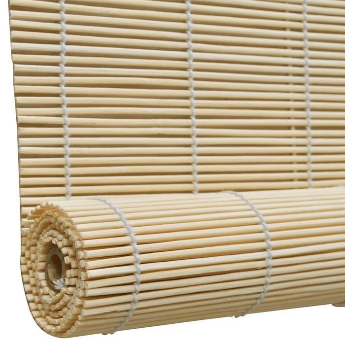 Vidaxl Roleta Bambusowa, 100X220 Cm, Naturalna
