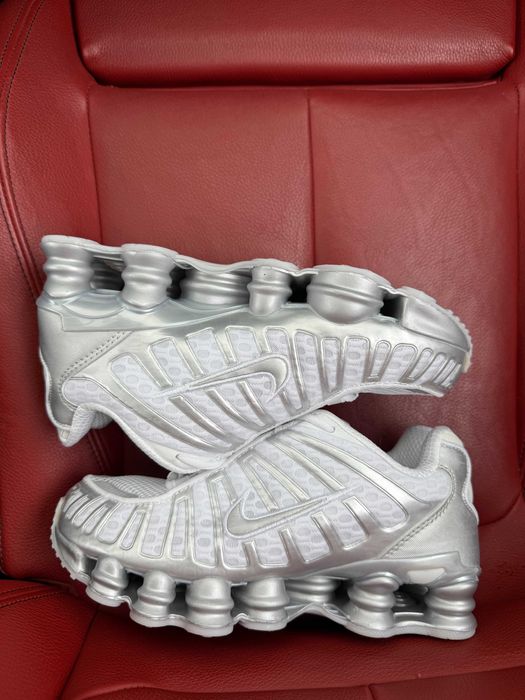 (БЕЗ ПЕРЕДОПЛАТИ) Nike Shox TL Metallic Silver найк шокс сріблясті