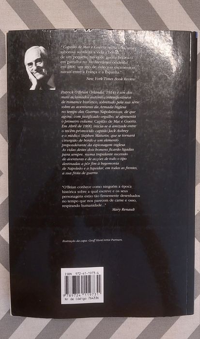 Livro "Capitão de Mar e Guerra" - Patrick O'Brian
