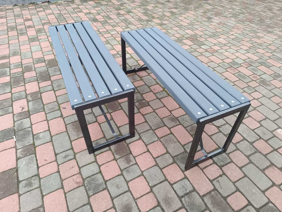Лавка лофт зі спинкою, лавка на цвинтар, скамейка кована, розмір 1,5 м