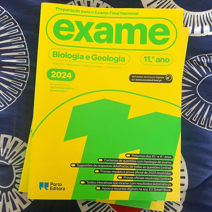 Livros Exames Nacionais 2024 - Biologia e Geologia + Física Química A