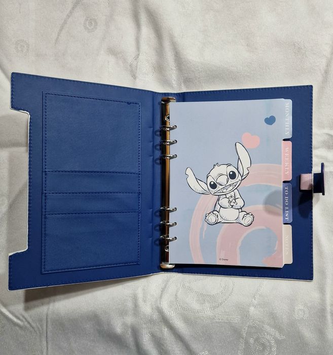 Diário e Organizador Stitch
