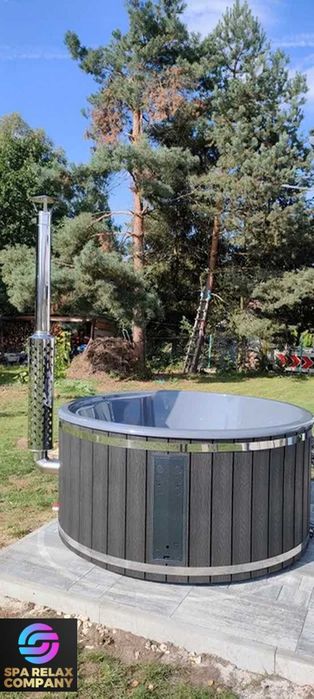 Чан на дрова Купель на дрова Гаряча бочка Вуличне офуро