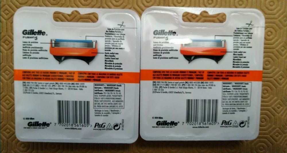 Recargas Gillette Fusion 5 e Fusion 5 Proshield