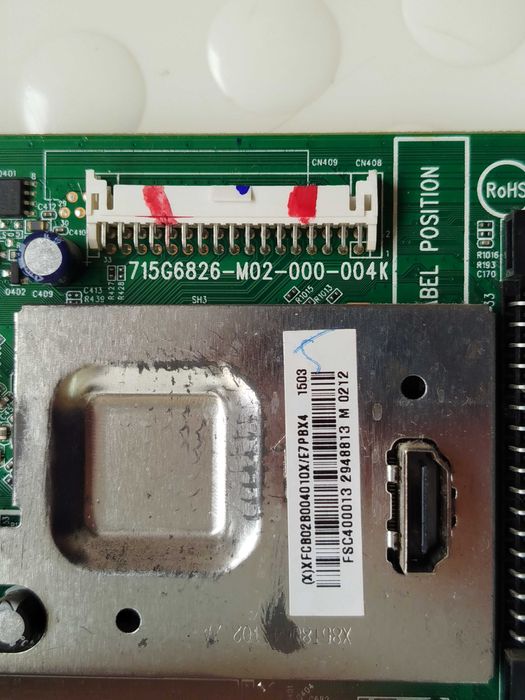 Placa Main Board TV Sharp e Outras - Usada como nova