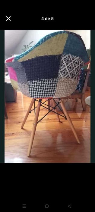 Cadeira estilo Eames