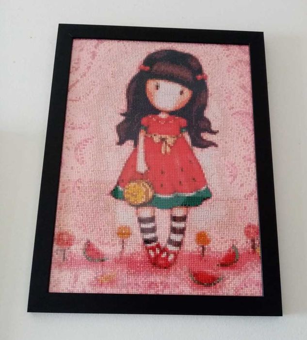 Quadros pintados em diamantes64585159912707121