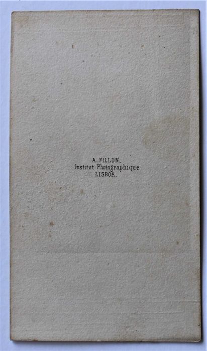 IMPERATRIZ DO BRASIL, D. AMÉLIA, SEGUNDA MULHER D. PEDRO I, CDV FILLON