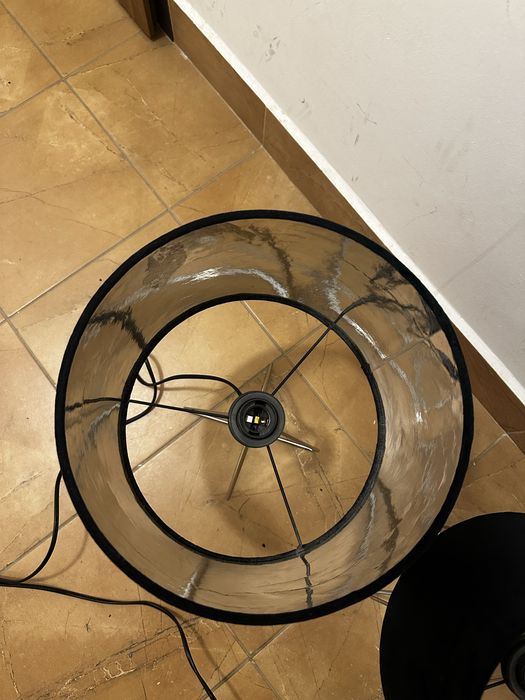 Lampy nocne  czarny  welur