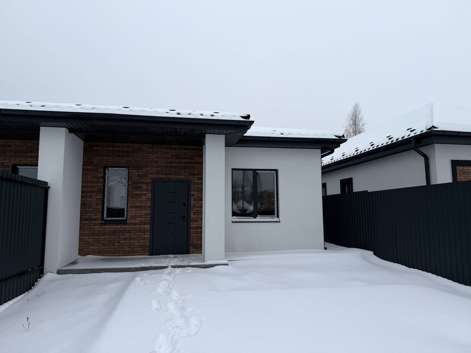 Сучасний одноповерховий дуплекс 80м2 , газ! Михайлівка-Рубежівка