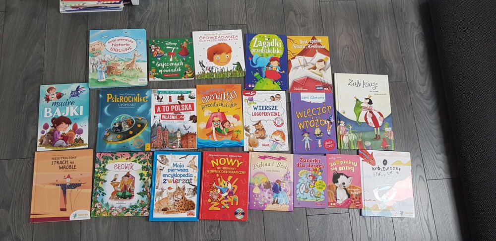 Zestaw książek dla dzieci 3-7 lat