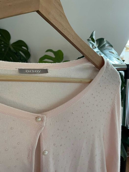 Sweter Orsay - pudrowy róż - rozmiar M