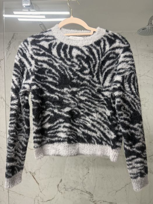 Zestaw komplet 3x sweter Mango New Yorker szare S/M
