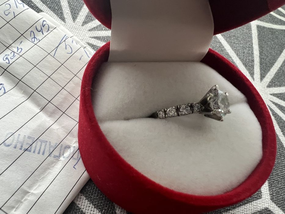Серебряное кольцо, 925