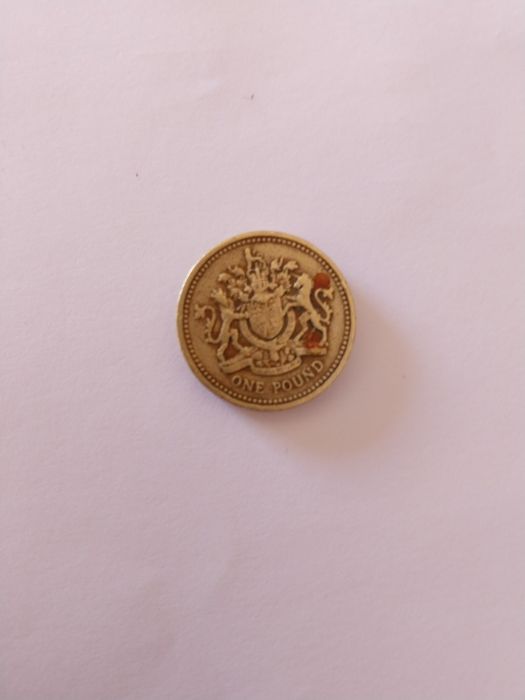 Moeda 1 Libra Esterlina (One Pound) 1983 - Reino Unido