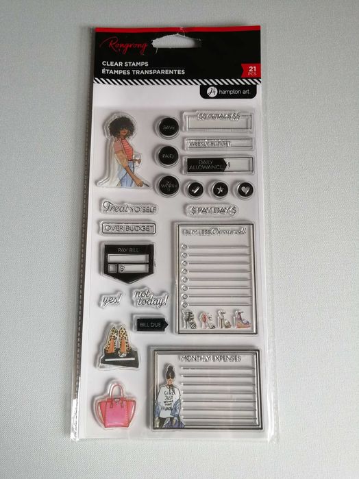 Stemple Hampton Art clear stamps scrapbooking bullet journal