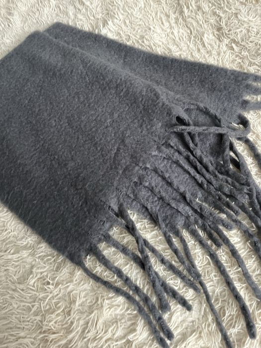 Шарф теплий сірий