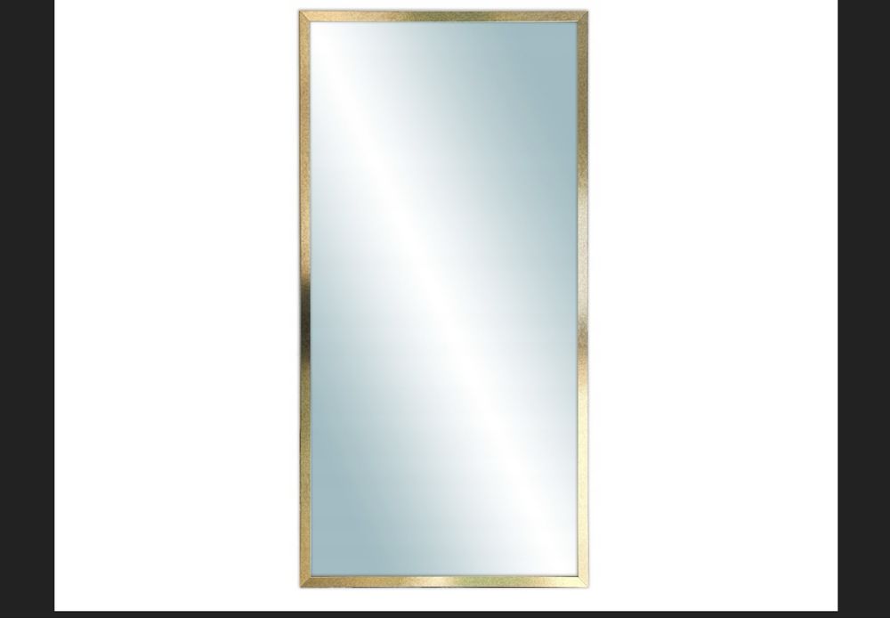 Lustro w zlotej ramie 180x60 nowoczesna wąska rama