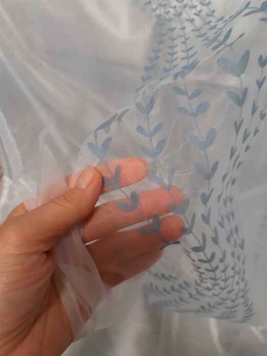 Zasłony na przelotkach kołach 140 n 260 cm Duos dwuwarstwowe 2 sztuki