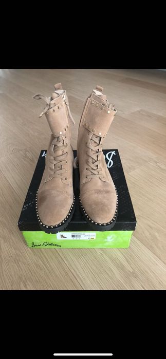 Botki kowbojki,motocyklowe firmy Sam Edelman model Jennifer rozmiar 43