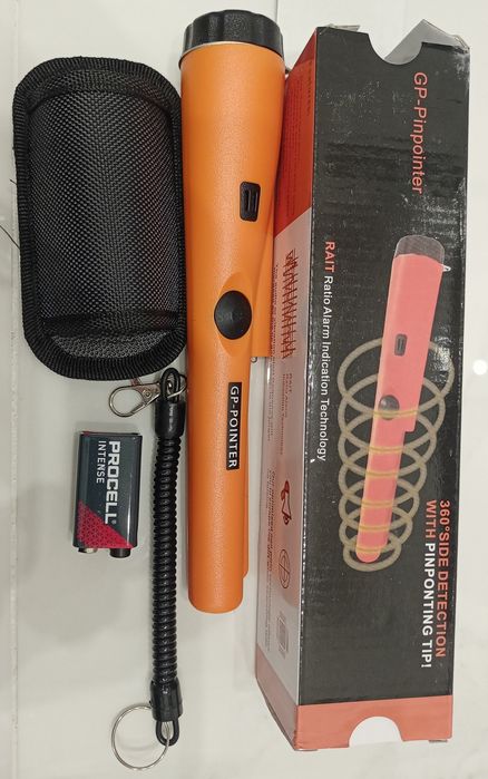 Nowy GP-pointer pinpointer z nową bateria alkaliczną