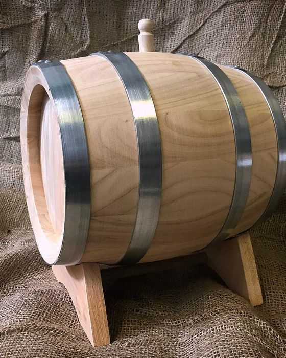 Бочка дубовая діжка дубова для напоїв алкоголя самогону вина віскі