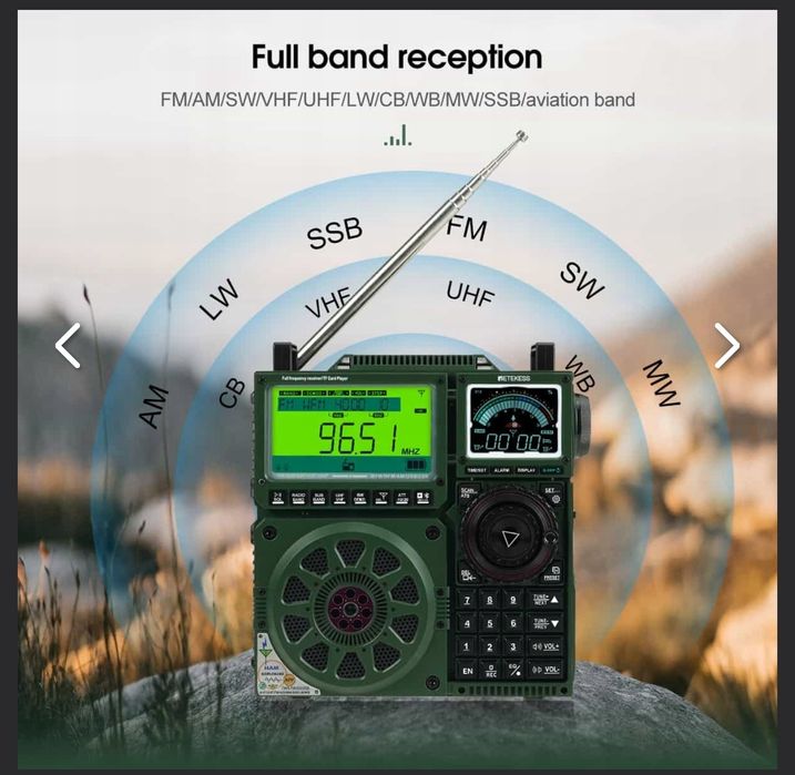 Retekess tr113 full band радио, air ssb