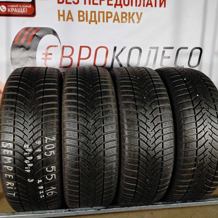 Без передоплати! Шини зимові Б/В 205 55 16 Semperit арт. 3583