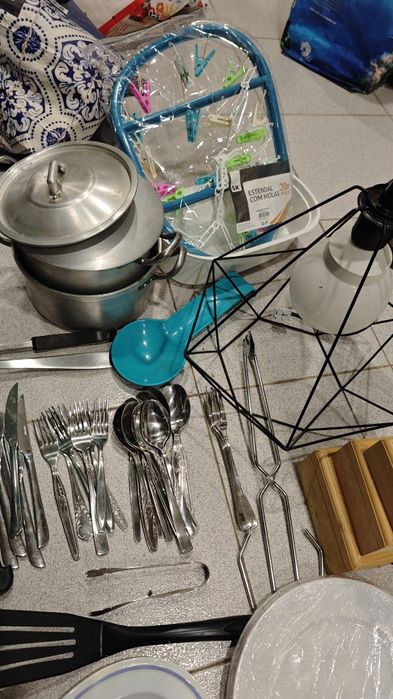 Conjunto de utensílios de cozinha