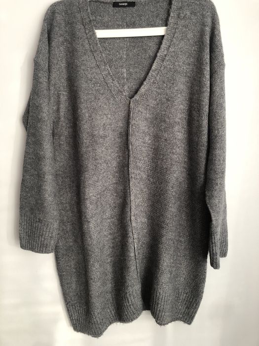 Sweter damski szary