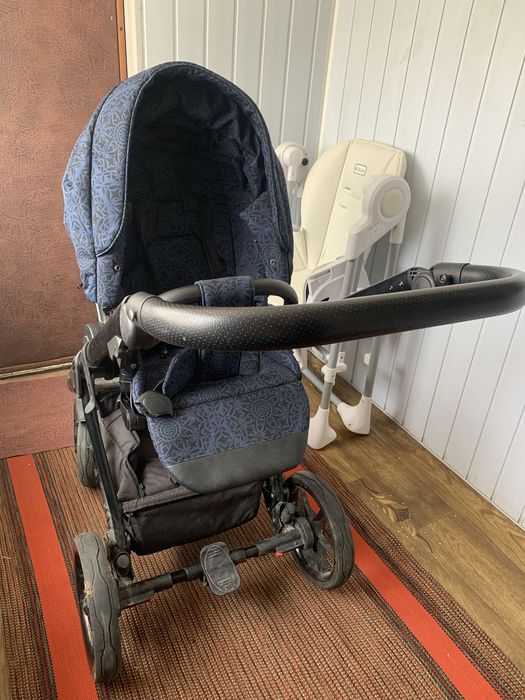 Коляска 2 в 1 Adamex Gallo GA-13 Blue Orient