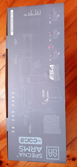 M249 airsoft novo ( supressora )