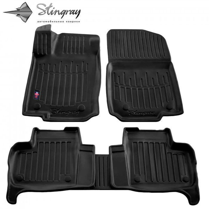 Резинові 3Д коврики з бортами Рено Megane/Scenic/Laguna/Sandero/Master