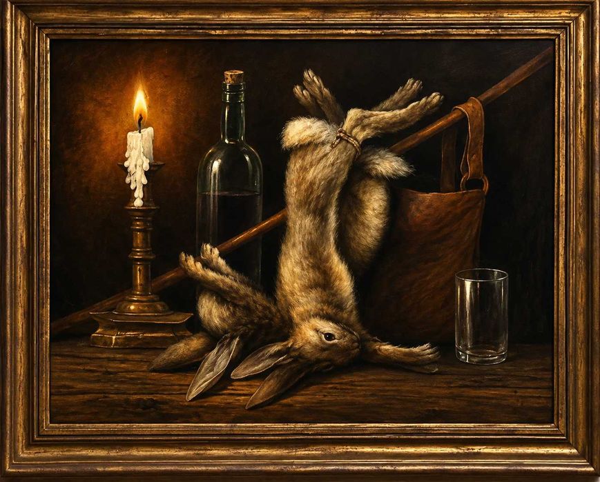 Quadro a óleo antigo
