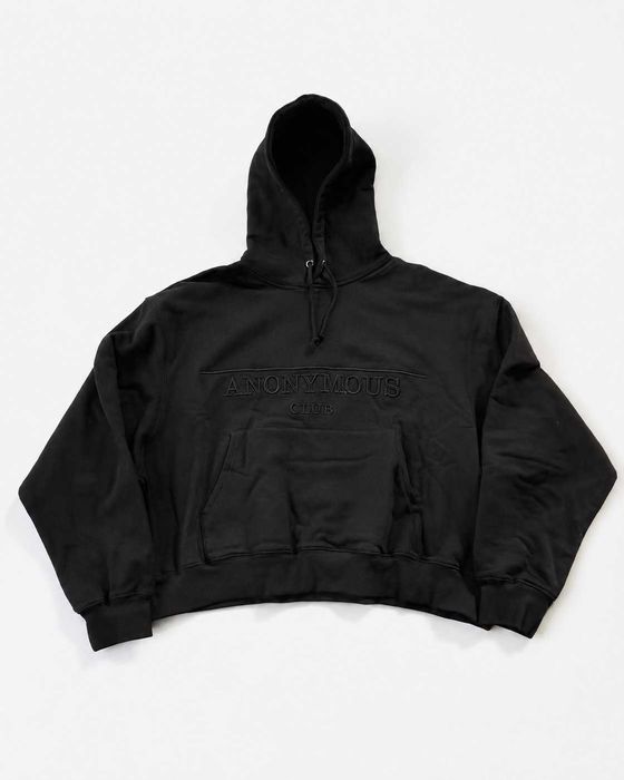 Худи HBA Anonymous Club × Hood By Air Shayne Oliver Group Baggy Hoodie Black