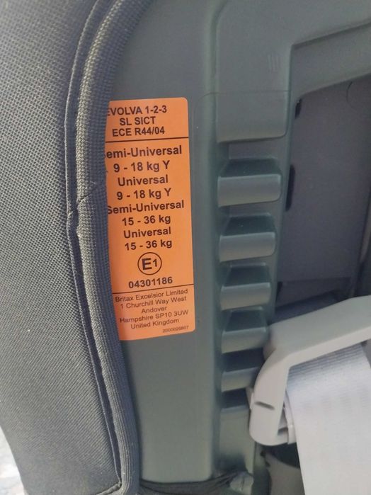 Автокрісло Britax romer Evola SL SICT