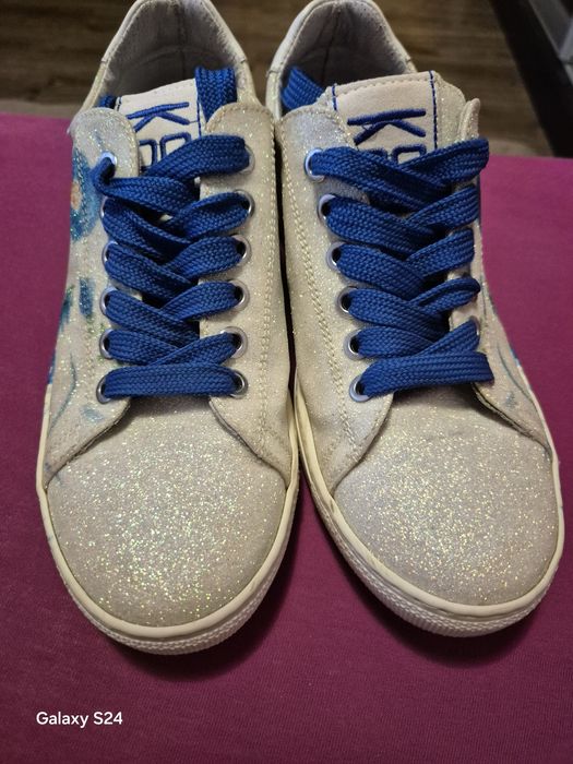 Мокасини з блискітками