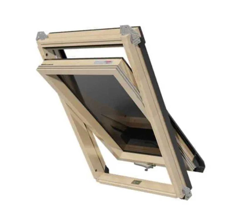 janela telhado OKPOL VSO E2 55 cm x 78 cm e rufo - NOVA