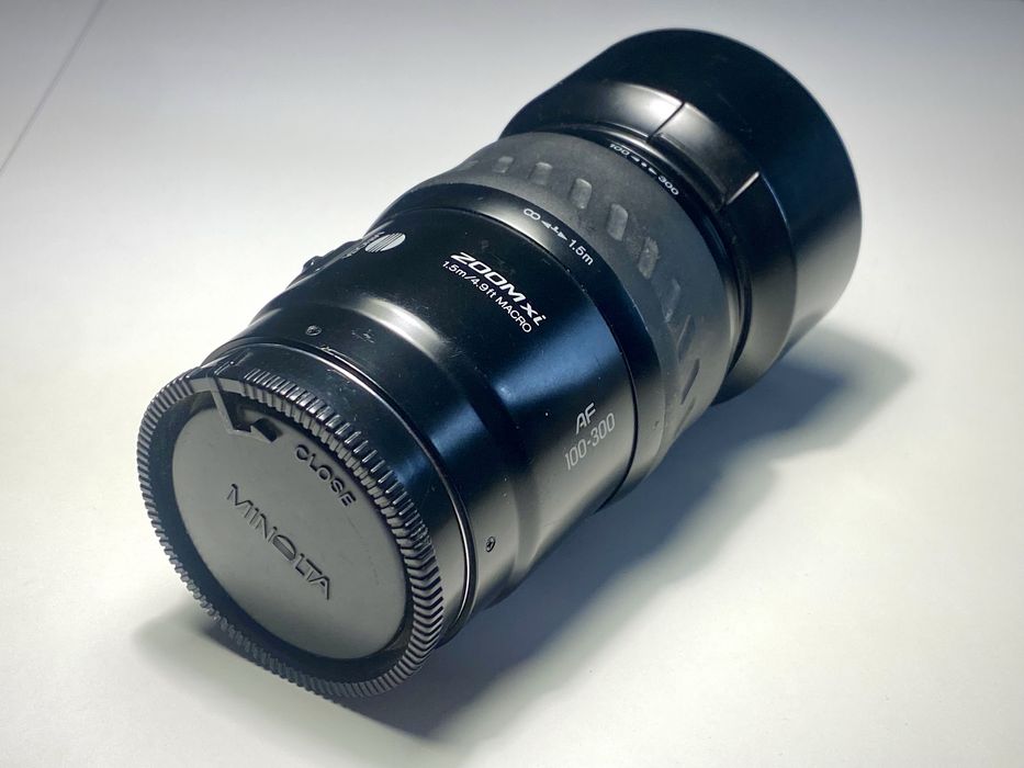 Obiektyw Minolta AF Zoom 100-300mm 4.5-5.6 Sony A Japan Jak Nowy Tanio