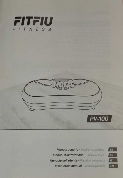 Plataforma de vibração oscilante  FITFIU Fitness PV-100