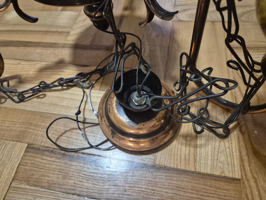 Żyrandol lampa PRL