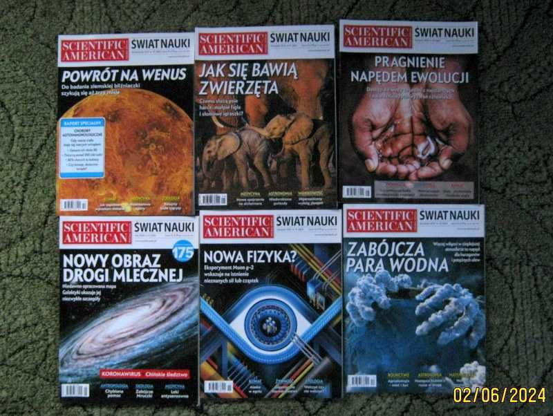 Scientific American / Świat nauki rocznik do wyboru