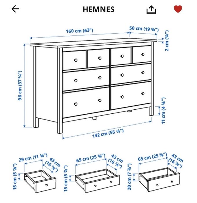 Cómoda IKEA Hemnes