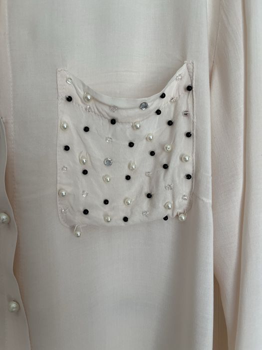 Koszula z koralikami i perełkami Reserved 40