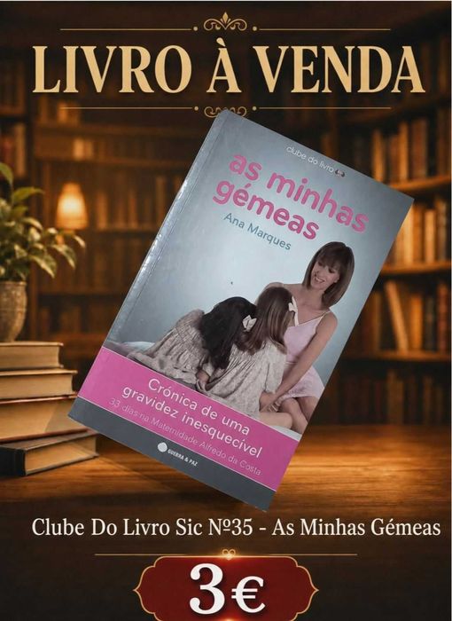 Livro Clube Do Livro Sic Nº35 - As Minhas Gémeas