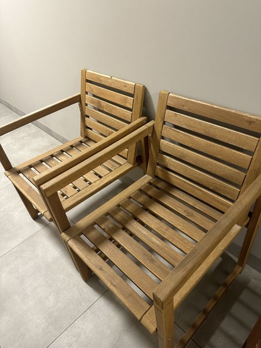 Krzesła i stół ogrodowy NAMMARO IKEA