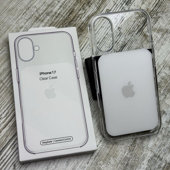 ‼️ Чохол пластик Clear Case MagSafe на iPhone 17/ iPhone 17 Air. Не жовтіє. Чехол