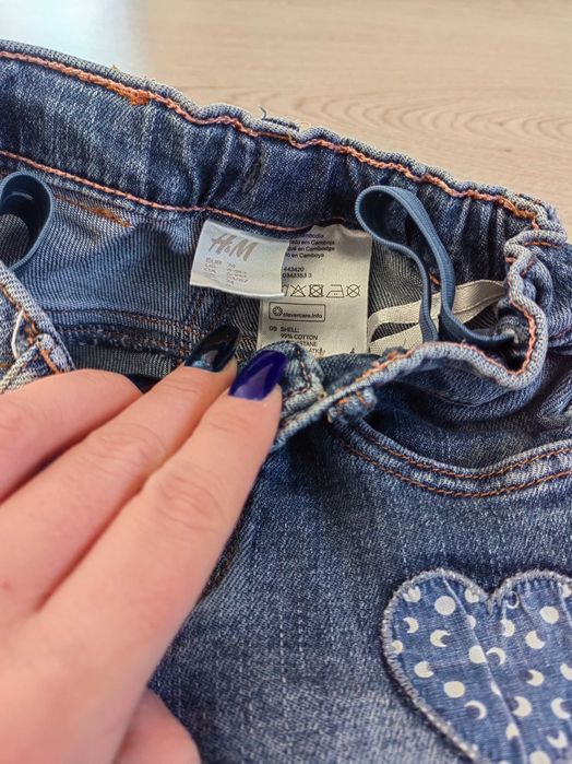 Spodnie jeansy H&M r. 74/80